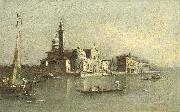 Giacomo Guardi View of the Isola di San Michele in Venice oil painting picture wholesale